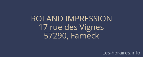 ROLAND IMPRESSION