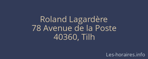 Roland Lagardère