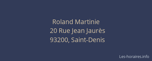 Roland Martinie