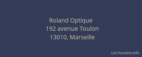 Roland Optique