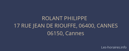 ROLANT PHILIPPE