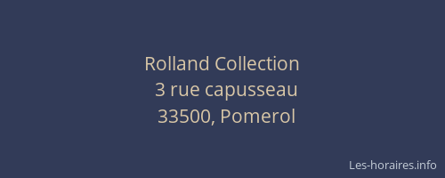 Rolland Collection