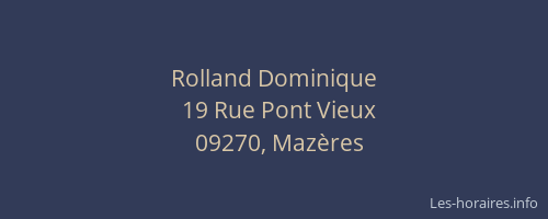 Rolland Dominique