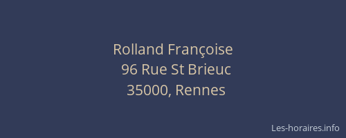 Rolland Françoise