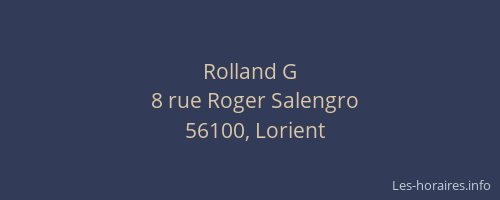 Rolland G