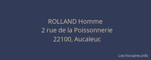 ROLLAND Homme