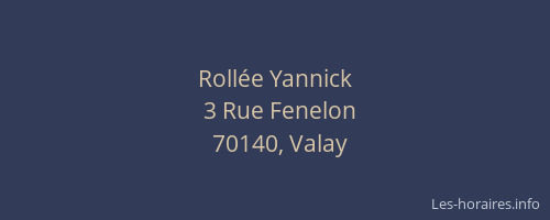 Roll&eacute;e Yannick