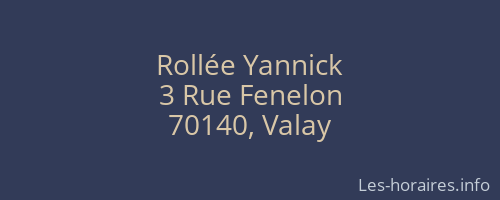 Rollée Yannick
