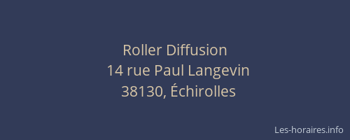 Roller Diffusion