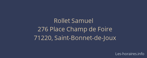 Rollet Samuel