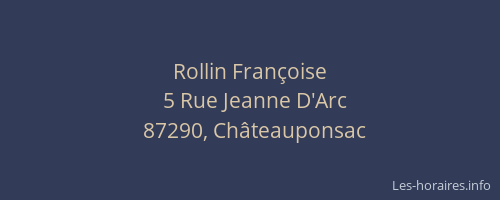 Rollin Françoise