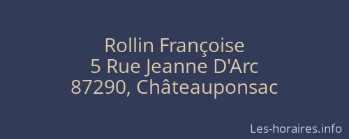 Rollin Françoise