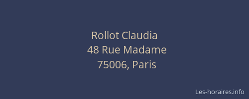 Rollot Claudia