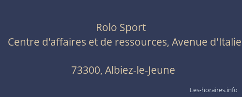 Rolo Sport