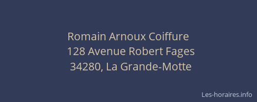 Romain Arnoux Coiffure