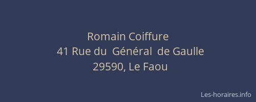 Romain Coiffure