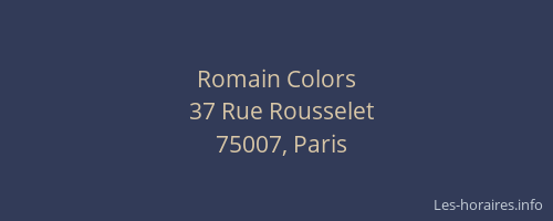 Romain Colors