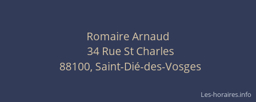 Romaire Arnaud