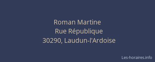Roman Martine