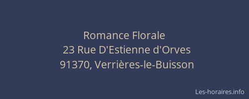 Romance Florale