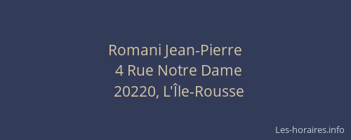 Romani Jean-Pierre