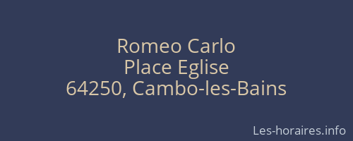 Romeo Carlo