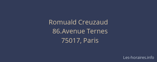 Romuald Creuzaud