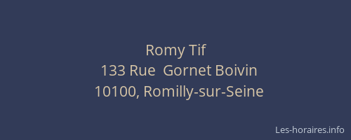 Romy Tif