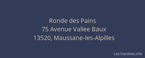 Ronde des Pains