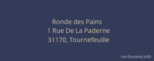 Ronde des Pains