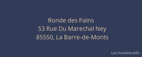 Ronde des Pains