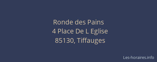 Ronde des Pains