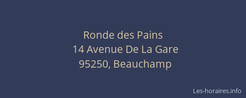 Ronde des Pains
