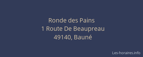 Ronde des Pains