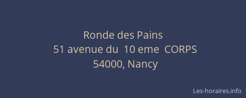 Ronde des Pains