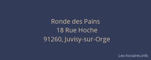 Ronde des Pains