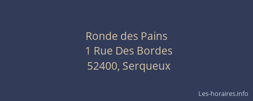 Ronde des Pains