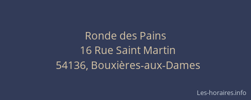 Ronde des Pains