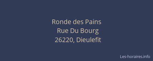 Ronde des Pains