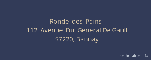 Ronde  des  Pains