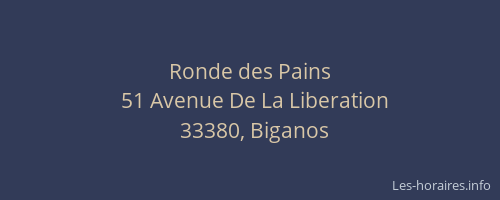 Ronde des Pains