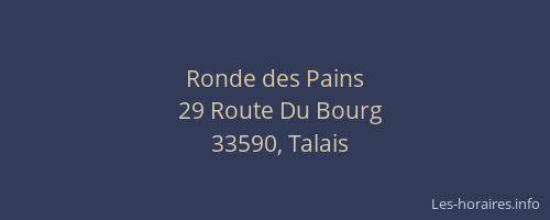 Ronde des Pains