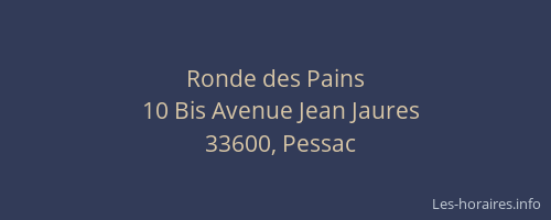 Ronde des Pains
