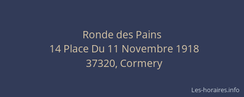 Ronde des Pains