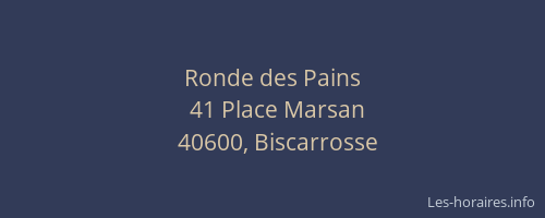 Ronde des Pains