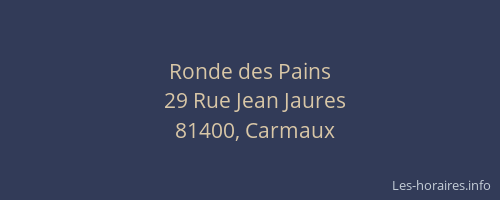 Ronde des Pains