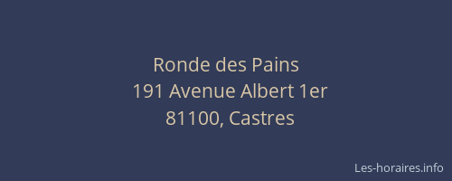 Ronde des Pains