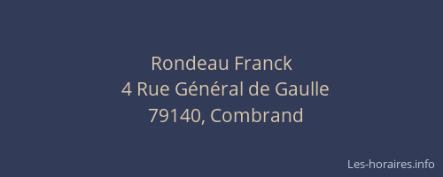 Rondeau Franck