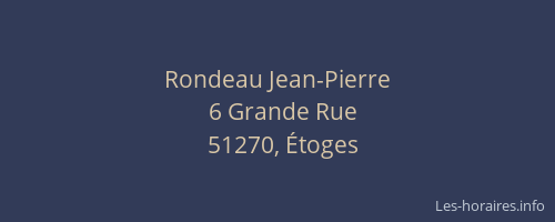 Rondeau Jean-Pierre
