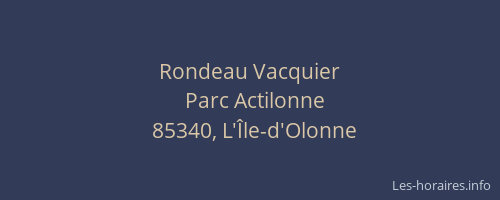Rondeau Vacquier